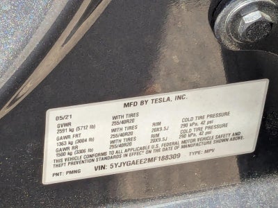 2021 Tesla Model Y Long Range