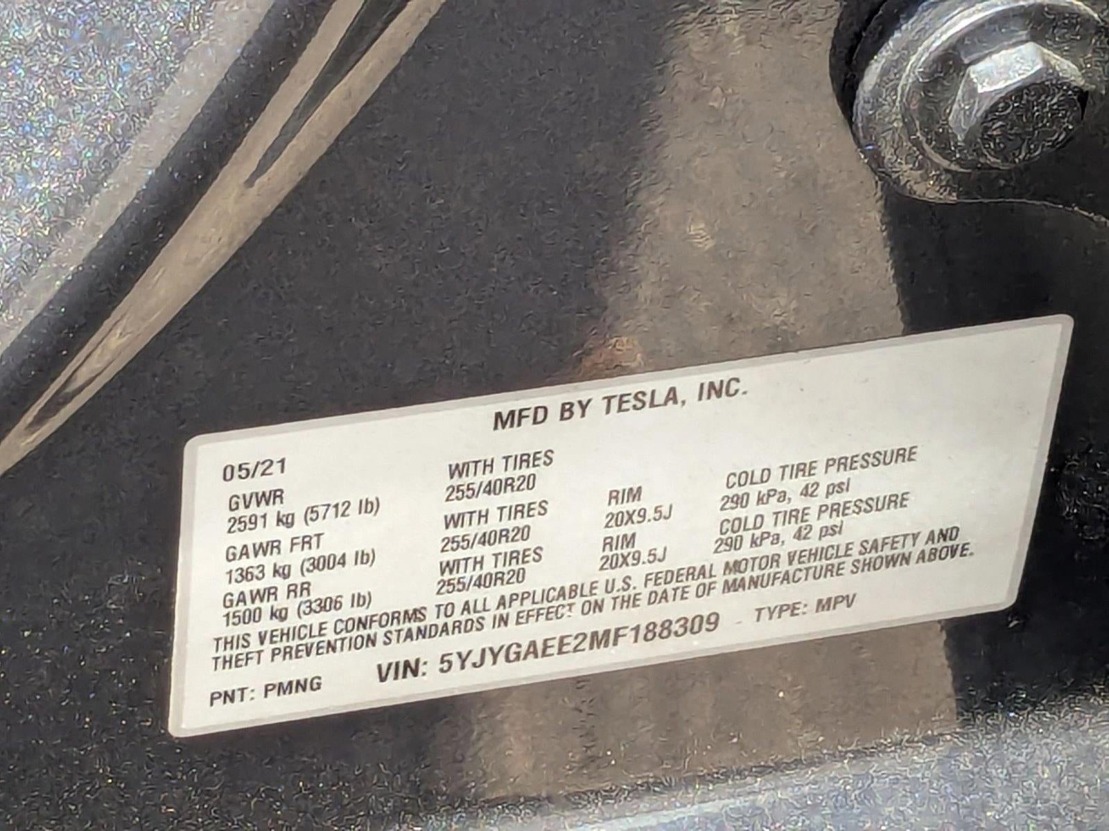 2021 Tesla Model Y Long Range