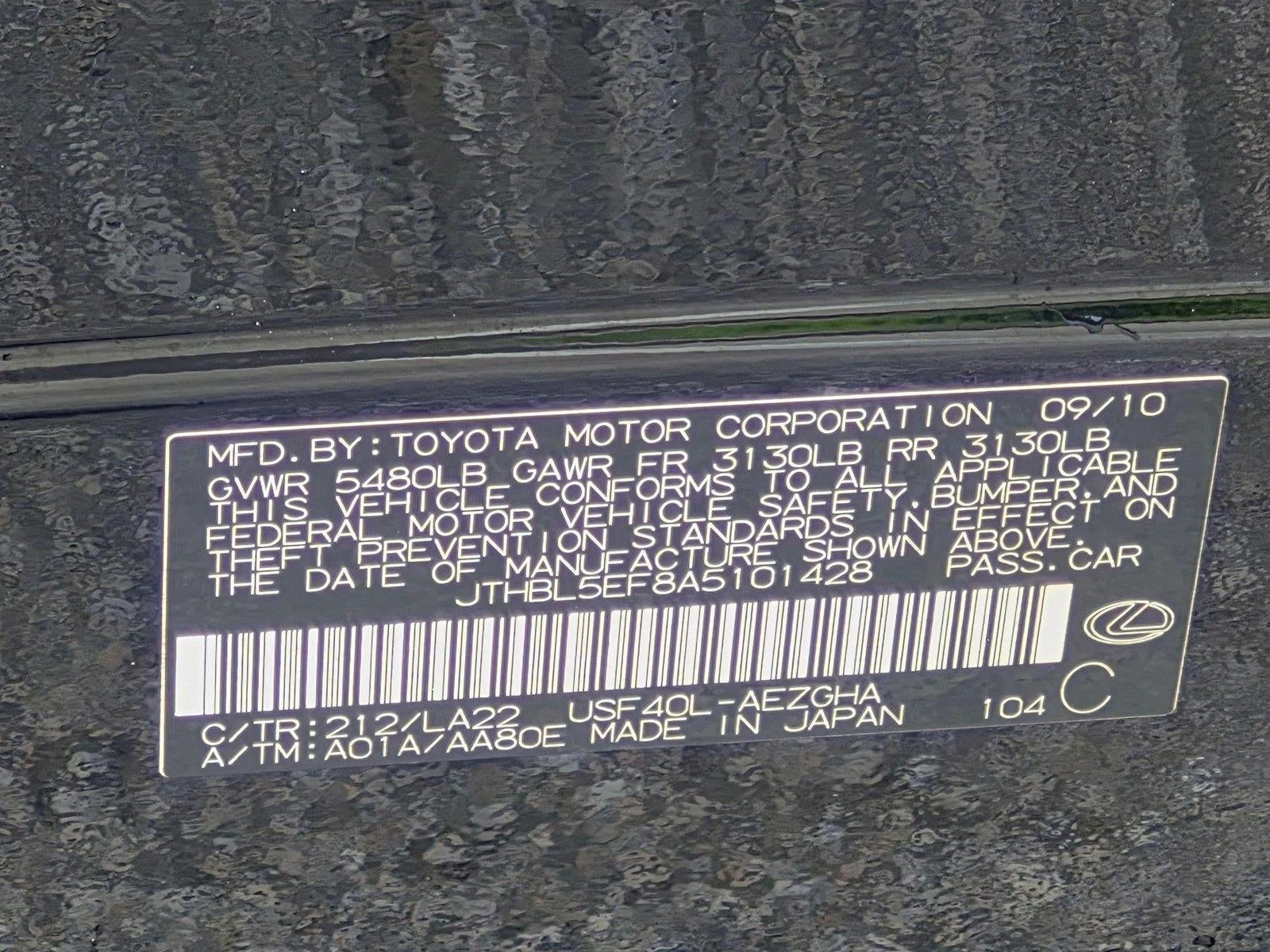 2010 Lexus LS 460 