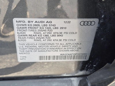 2023 Audi SQ5 Prestige TFSI quattro Tiptronic