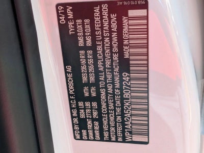 2019 Porsche Macan Base