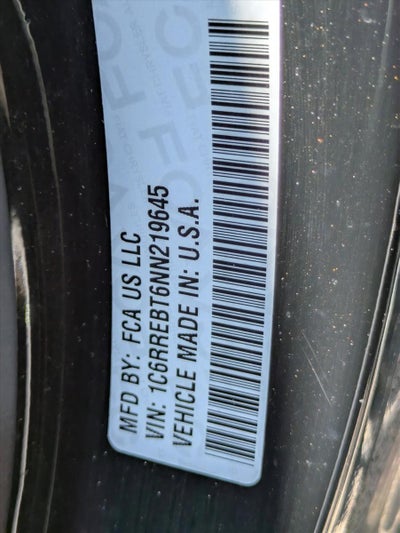 2022 RAM 1500 Big Horn 4x2 Quad Cab 6'4" Box