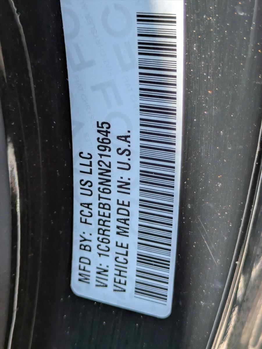 2022 RAM 1500 Big Horn 4x2 Quad Cab 6'4" Box