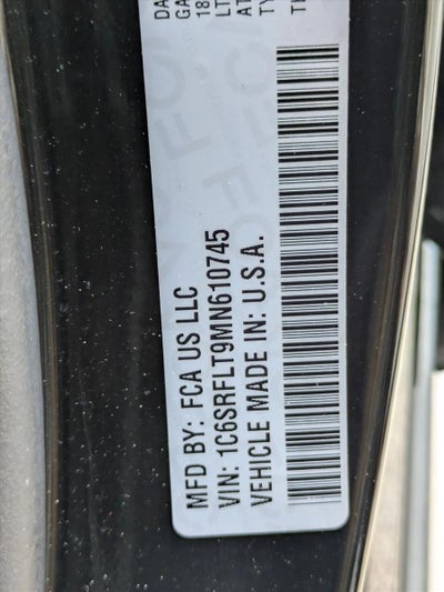 2021 RAM 1500 Rebel 4x4 Crew Cab 5'7" Box