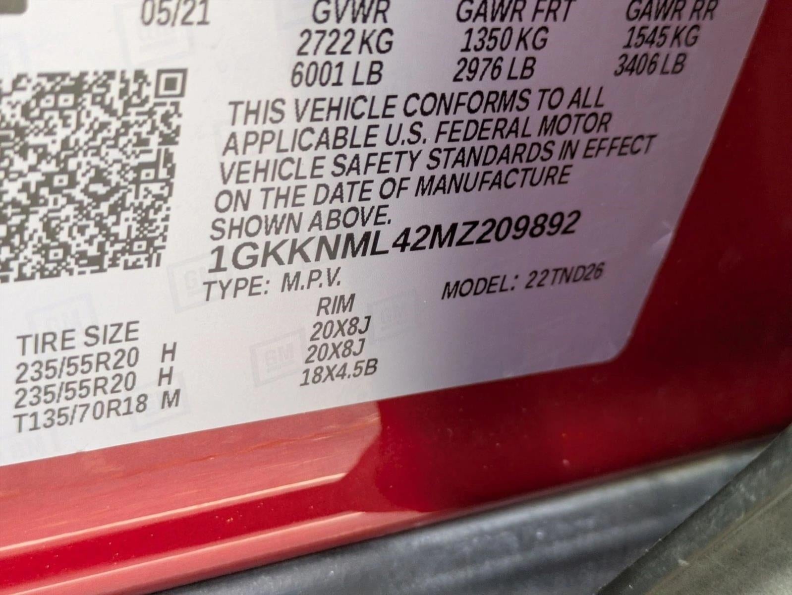 2021 GMC Acadia FWD SLT