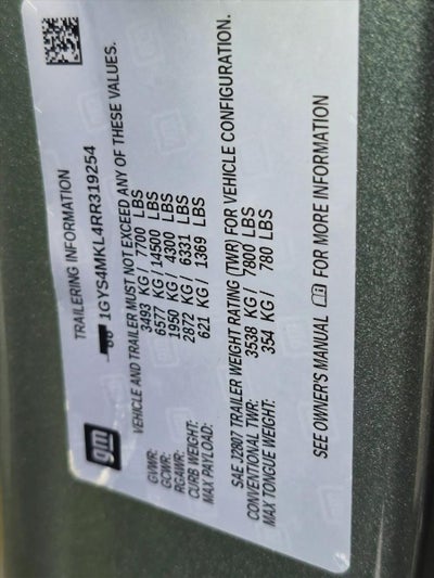 2024 Cadillac Escalade ESV 4WD Premium Luxury Platinum