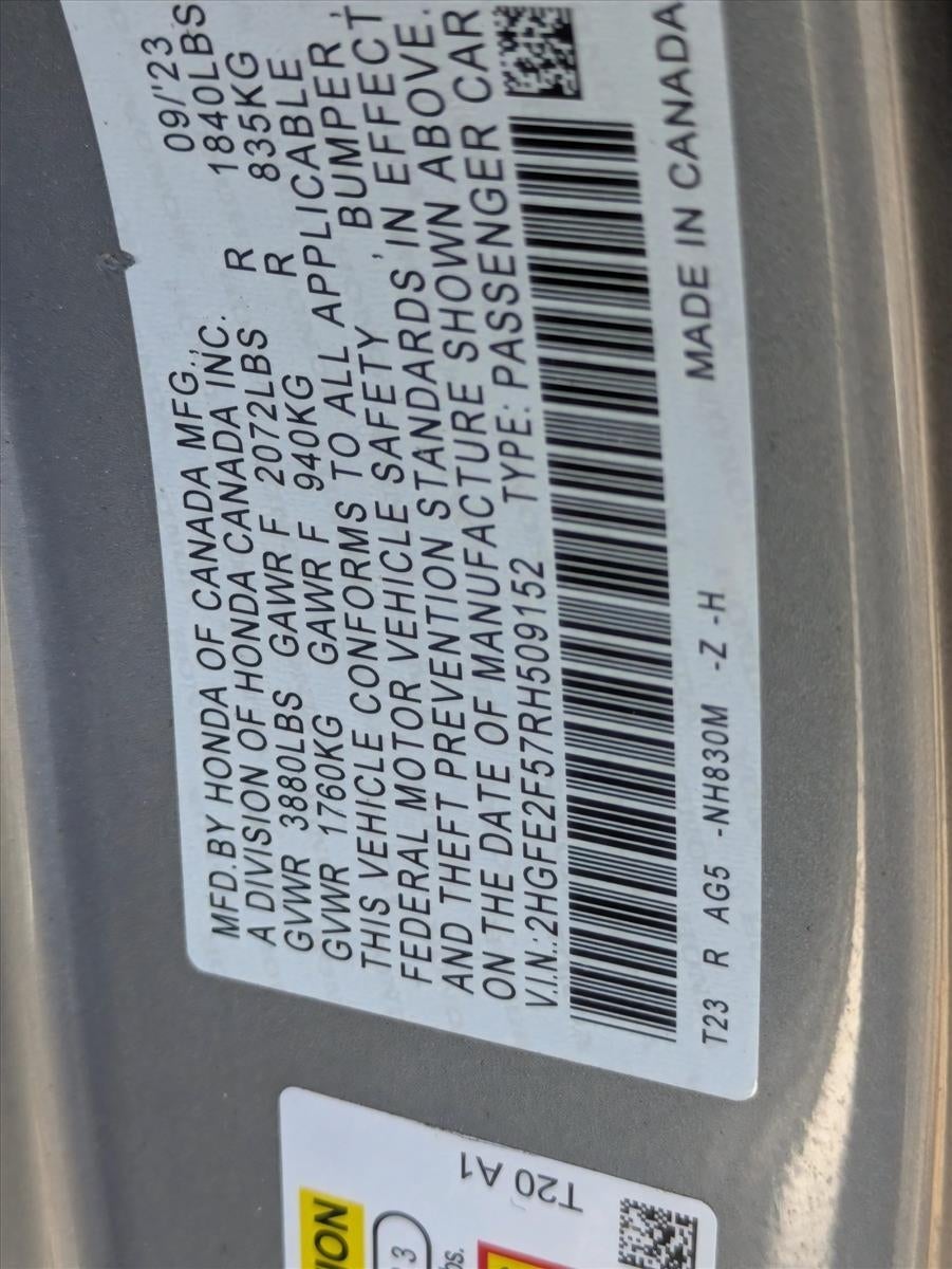 2024 Honda Civic Sedan Sport CVT