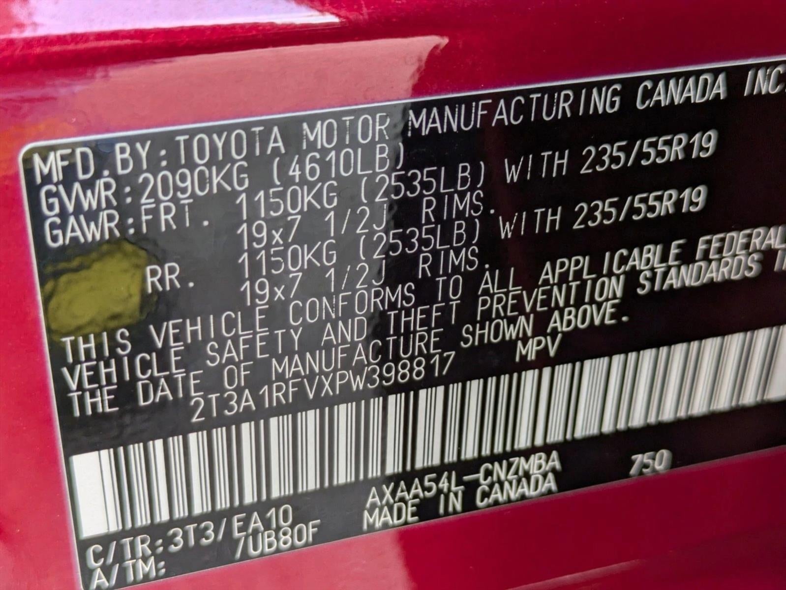 2023 Toyota RAV4 XLE Premium AWD (Natl)