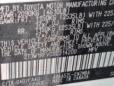 2025 Toyota RAV4 XLE FWD (Natl)