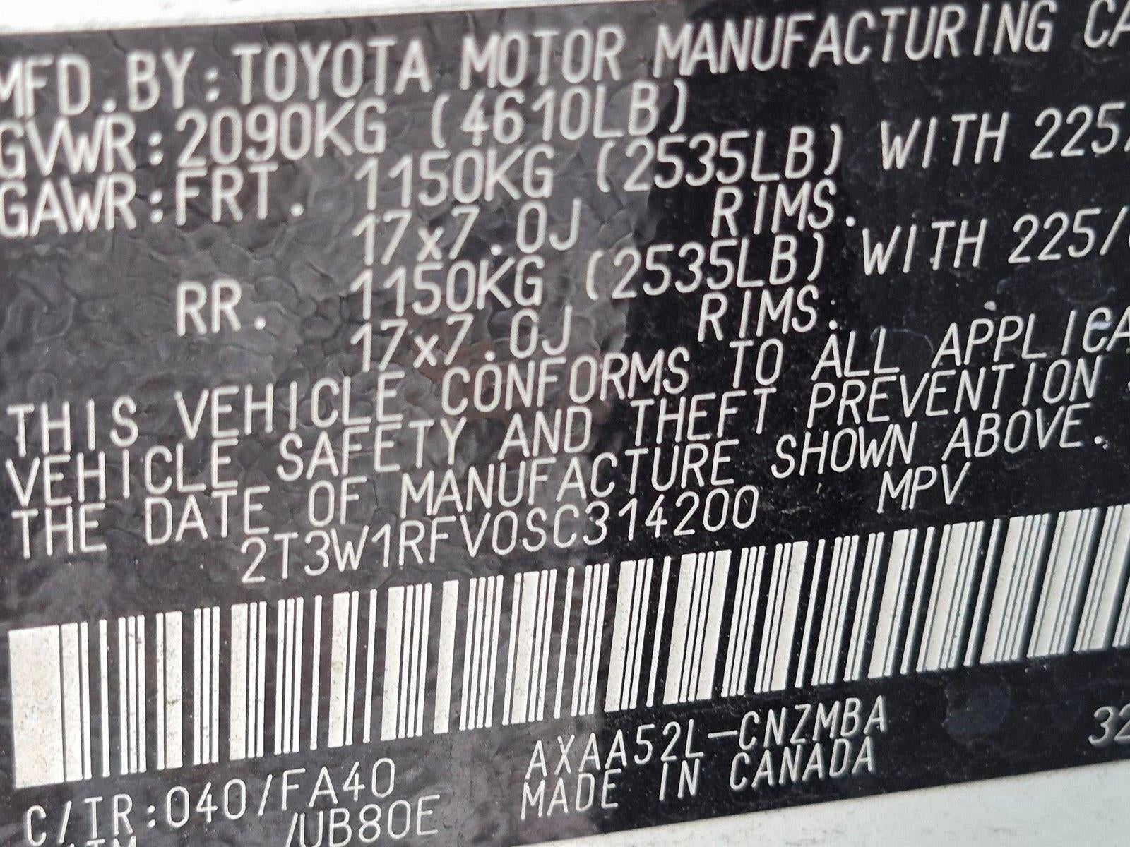 2025 Toyota RAV4 XLE FWD (Natl)