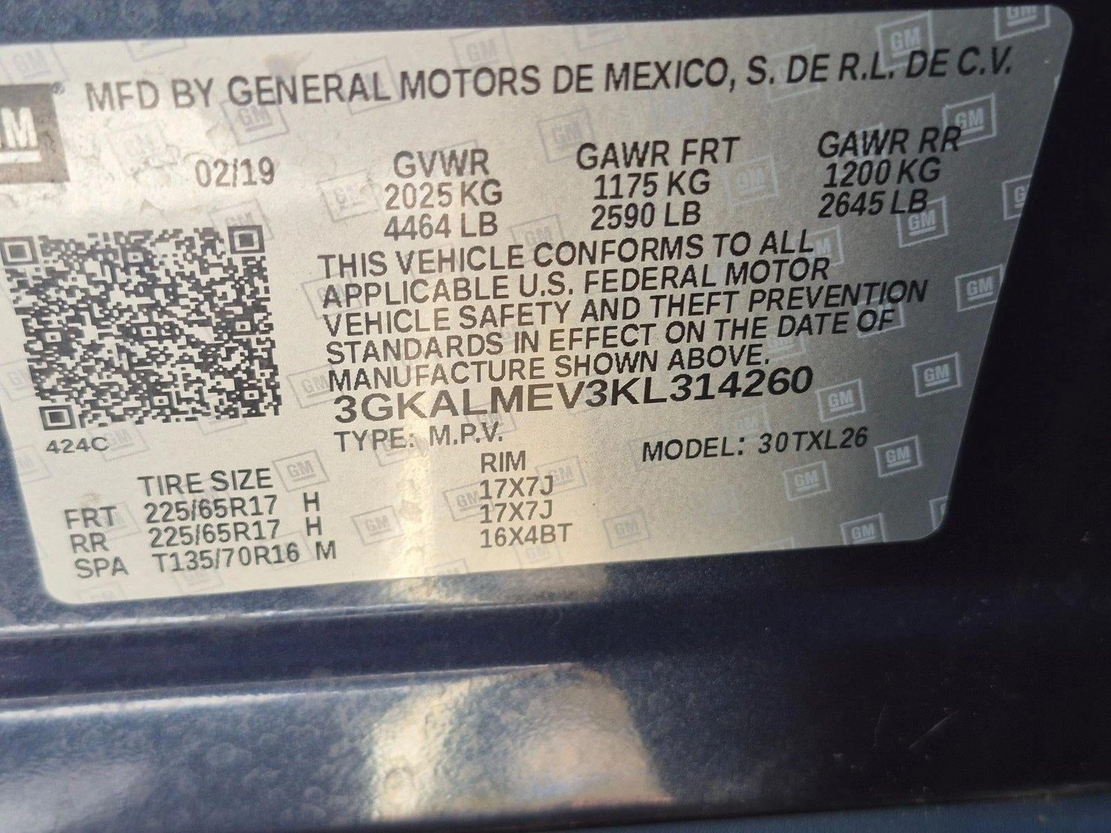 2019 GMC Terrain FWD SLE