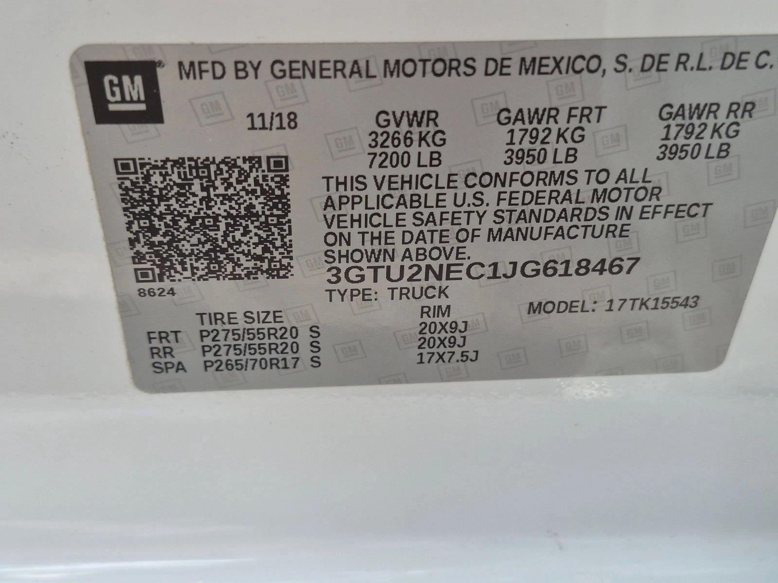 2018 GMC Sierra 1500 Crew Cab Short Box 4-Wheel Drive SLT