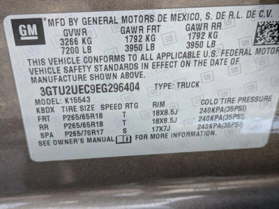 2014 GMC Sierra 1500 Crew Cab Short Box 4-Wheel Drive SLE