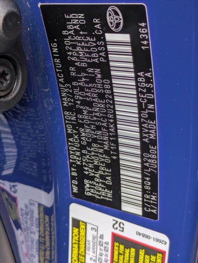 2024 Toyota Camry XLE Auto (SE)