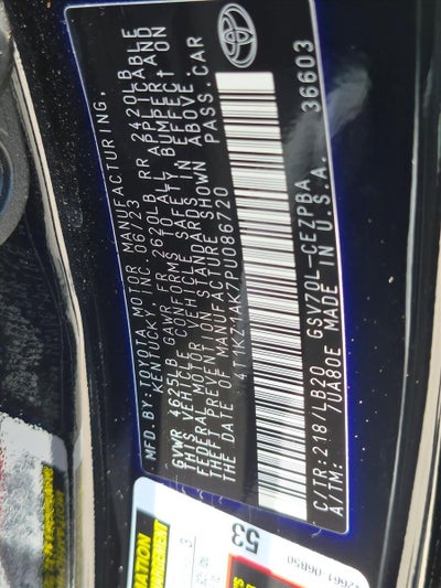 2023 Toyota Camry XSE V6 Auto (SE)