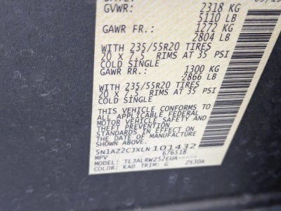 2020 Nissan Murano FWD SL