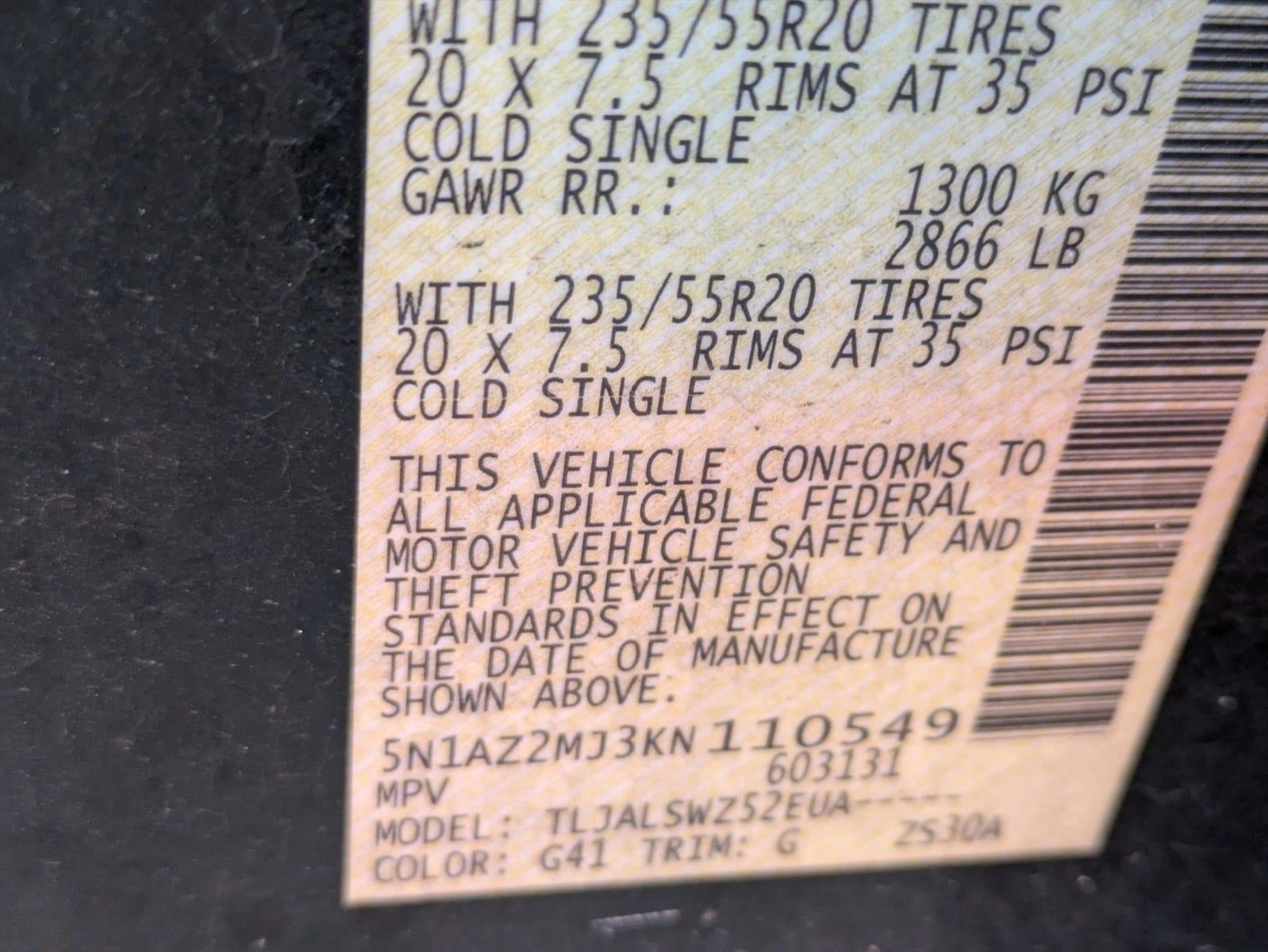 2019 Nissan Murano FWD Platinum