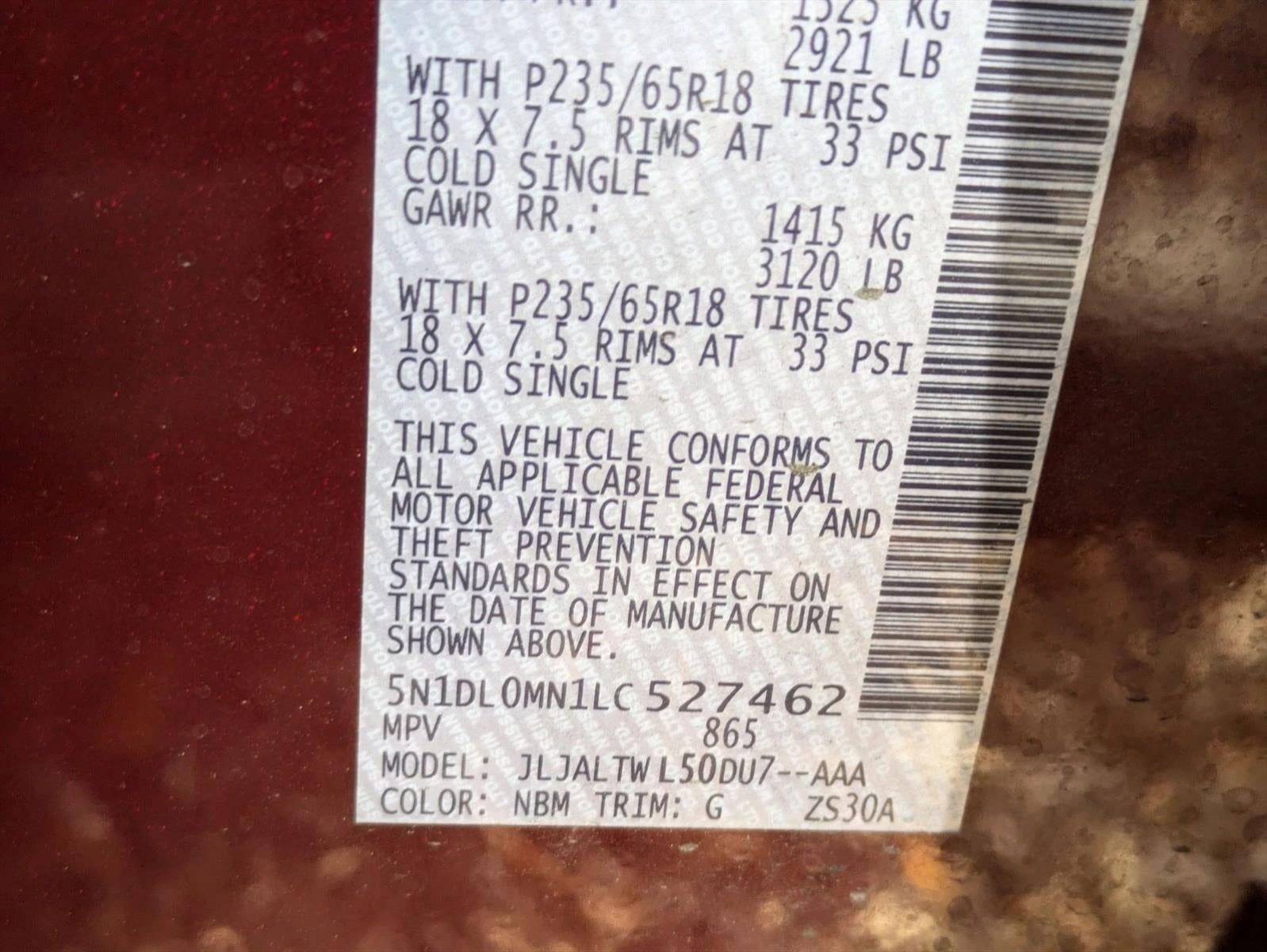 2020 INFINITI QX60 LUXE FWD