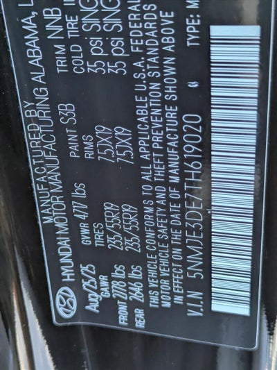 2026 Hyundai TUCSON Limited FWD
