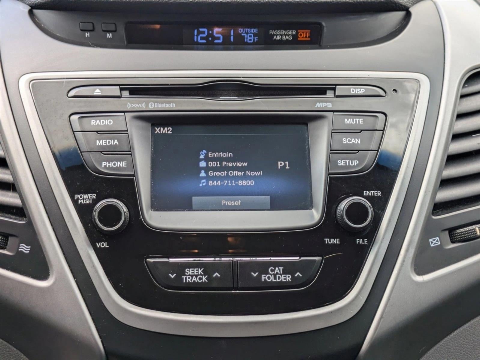 2016 Hyundai ELANTRA 4dr Sdn Auto SE