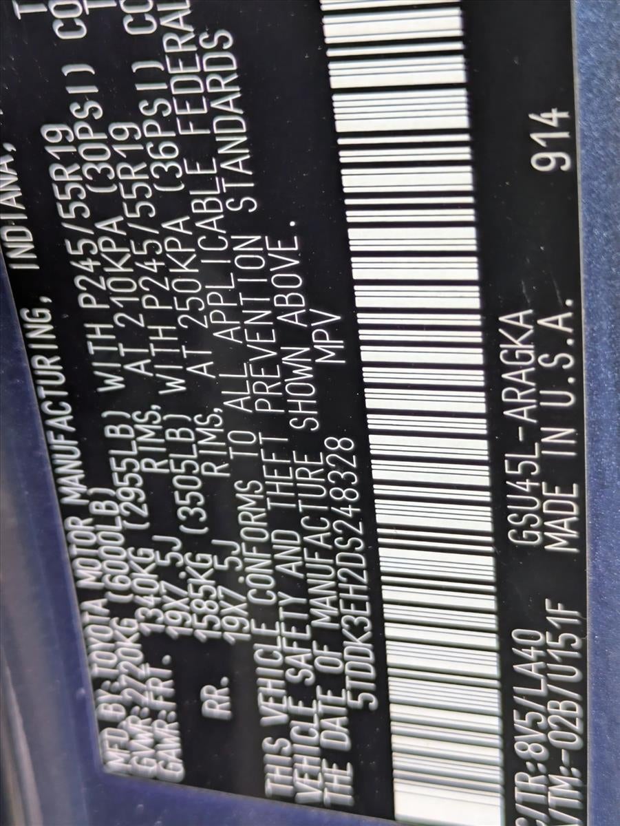 2013 Toyota Highlander 4WD 4dr V6 Limited (Natl)