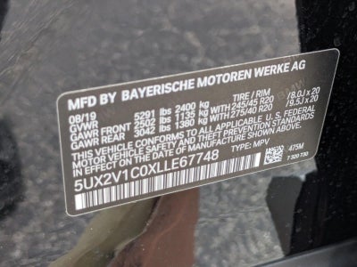 2020 BMW X4 xDrive30i Sports Activity Coupe