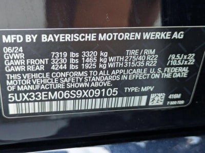 2025 BMW X7 M60i Sports Activity Vehicle