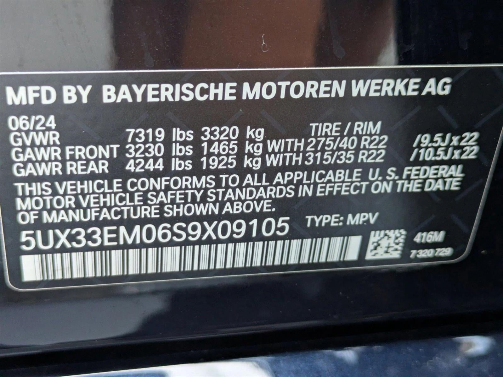 2025 BMW X7 M60i Sports Activity Vehicle
