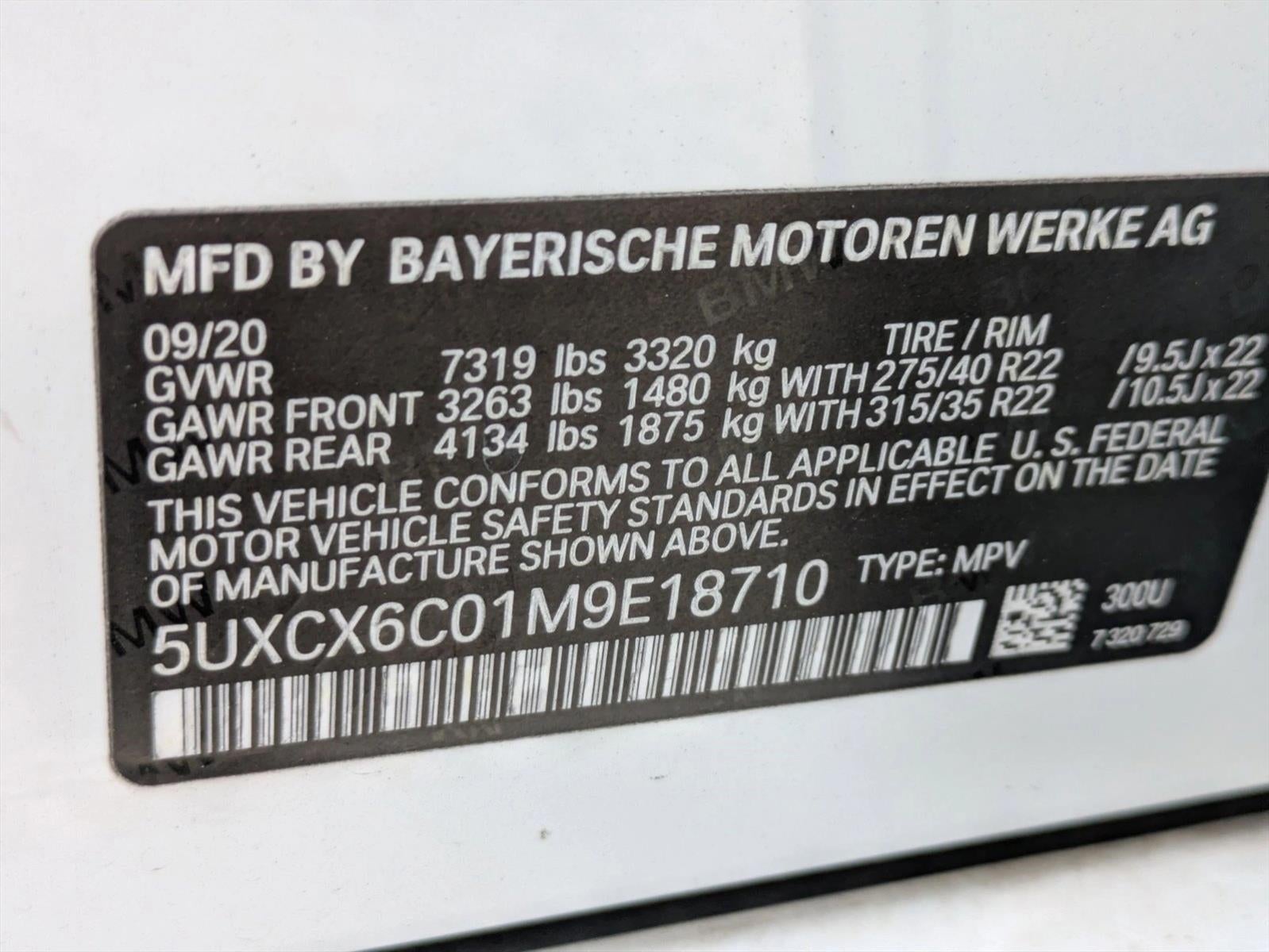 2021 BMW X7 M50i Sports Activity Vehicle