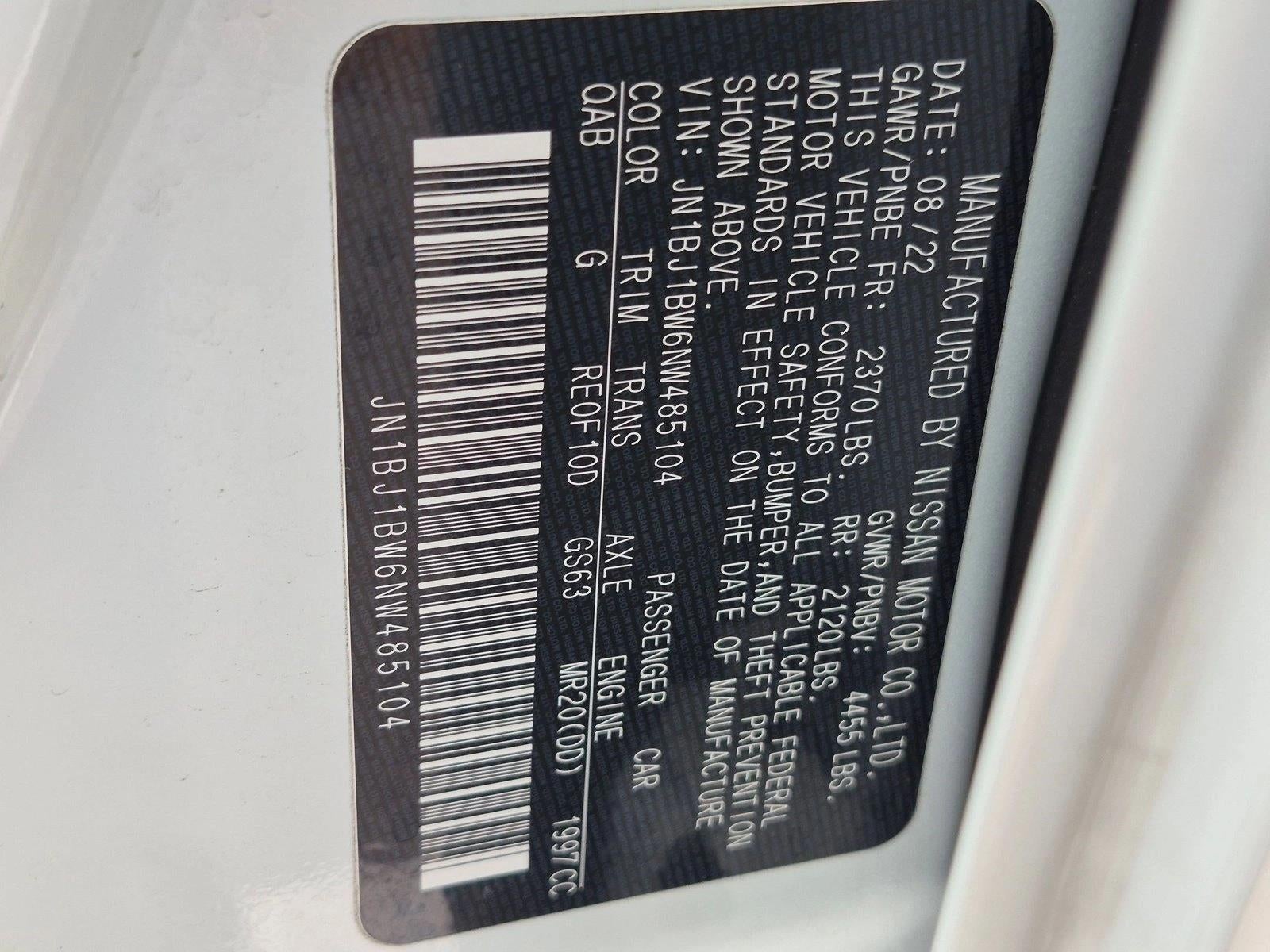 2022 Nissan Rogue Sport AWD SV