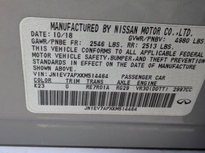 2019 INFINITI Q50 3.0t LUXE RWD