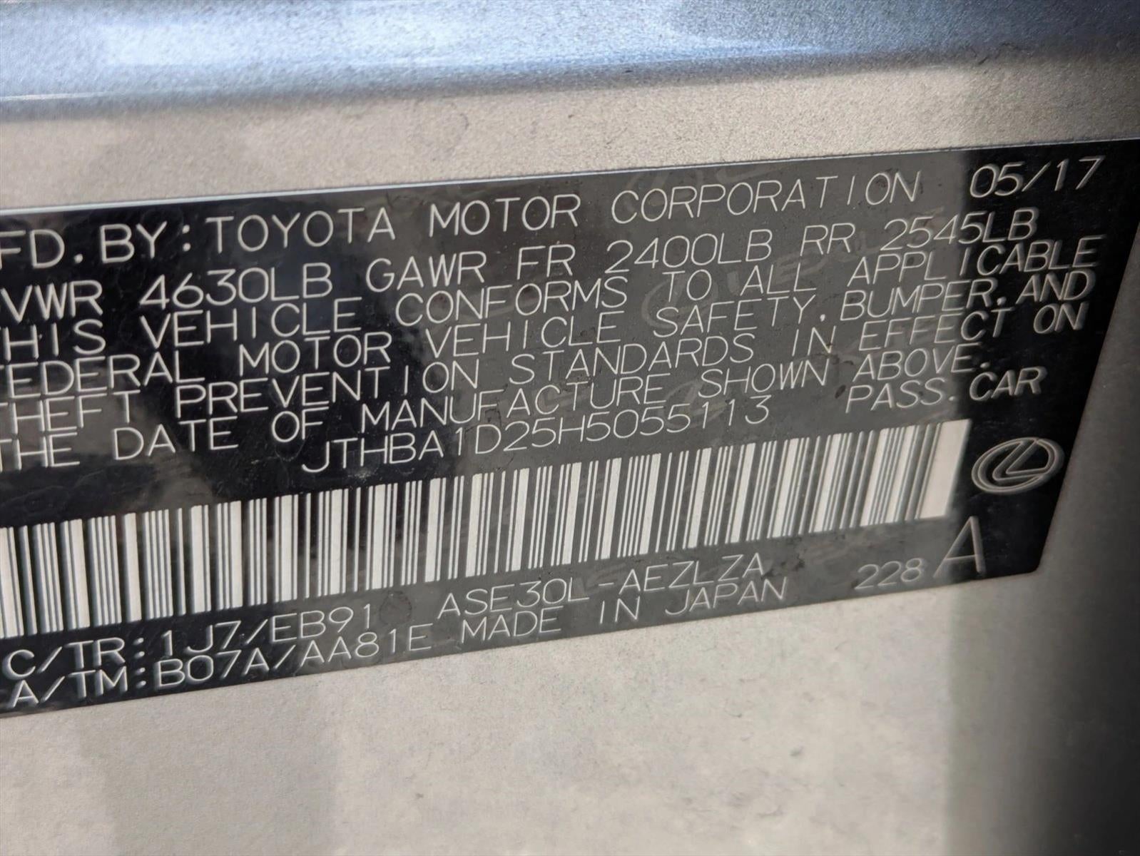 2017 Lexus IS Turbo RWD