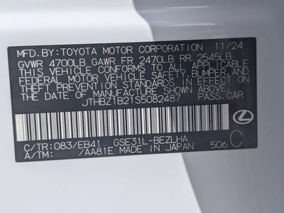 2025 Lexus IS 350 F SPORT Design RWD