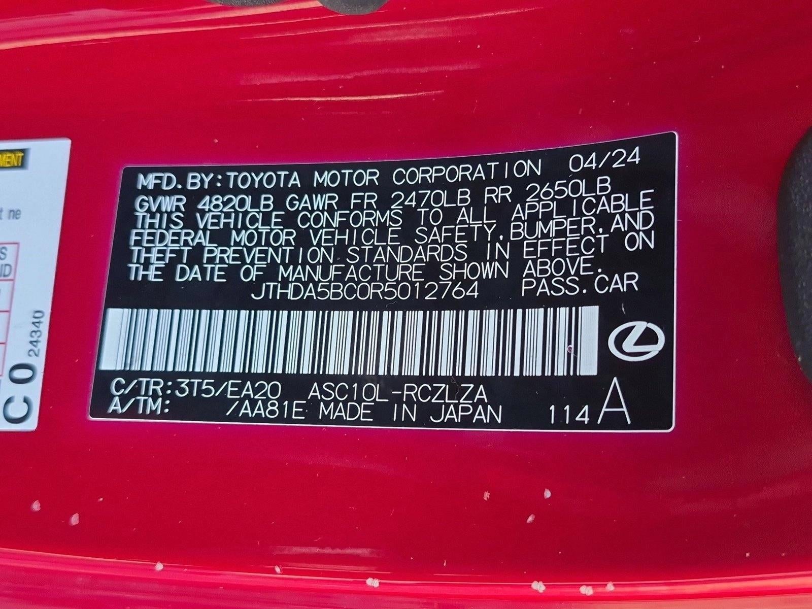 2024 Lexus RC 300 RWD