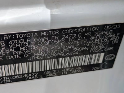 2023 Lexus IS 350 F SPORT RWD