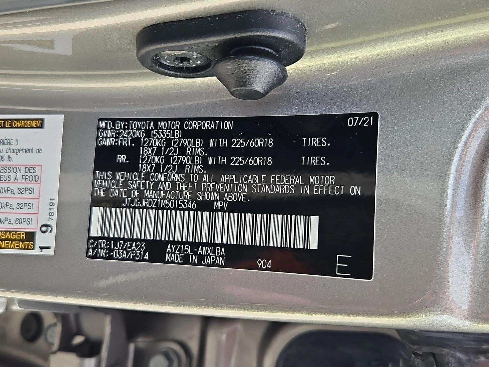 2021 Lexus NX 300h AWD