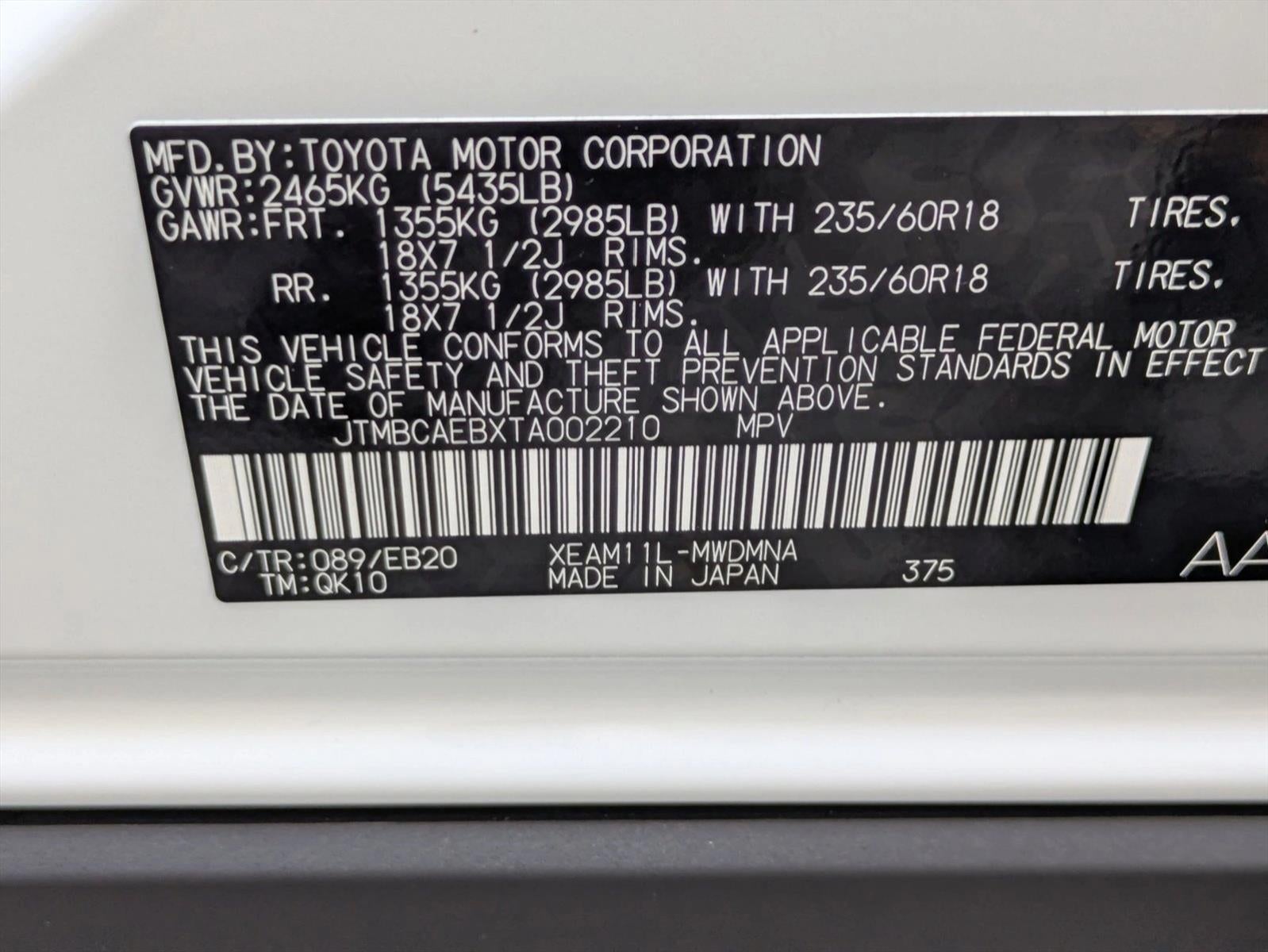 2026 Toyota bZ XLE Plus FWD (Natl)