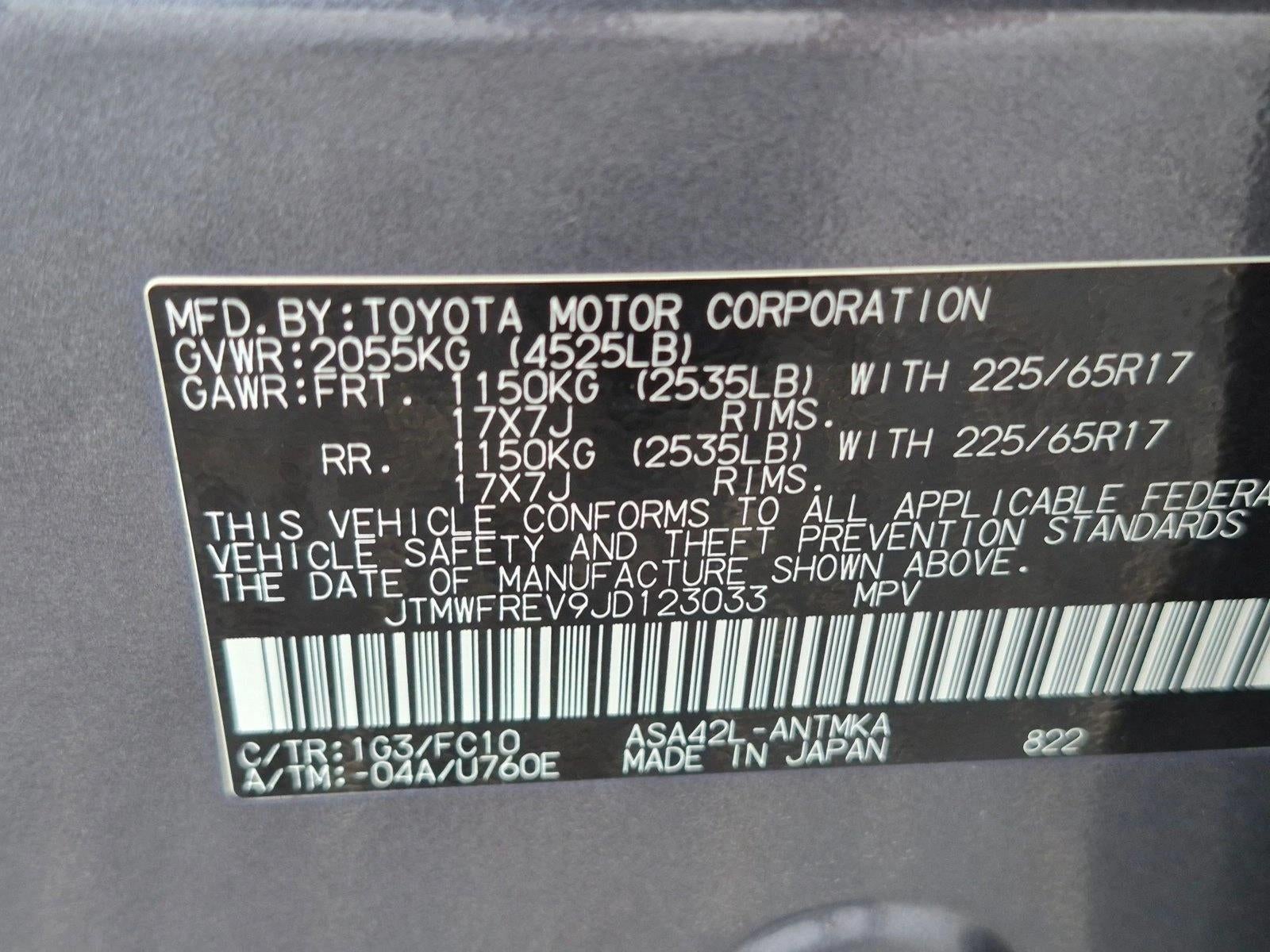 2018 Toyota RAV4 XLE FWD (GS)