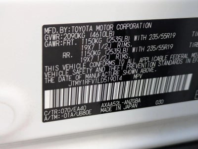 2020 Toyota RAV4 Limited FWD (Natl)