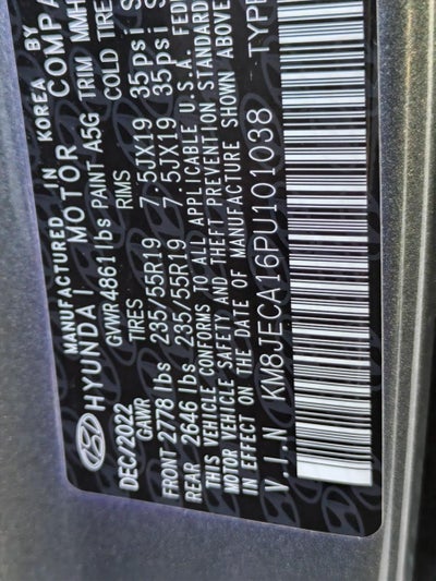 2023 Hyundai TUCSON Hybrid Limited AWD