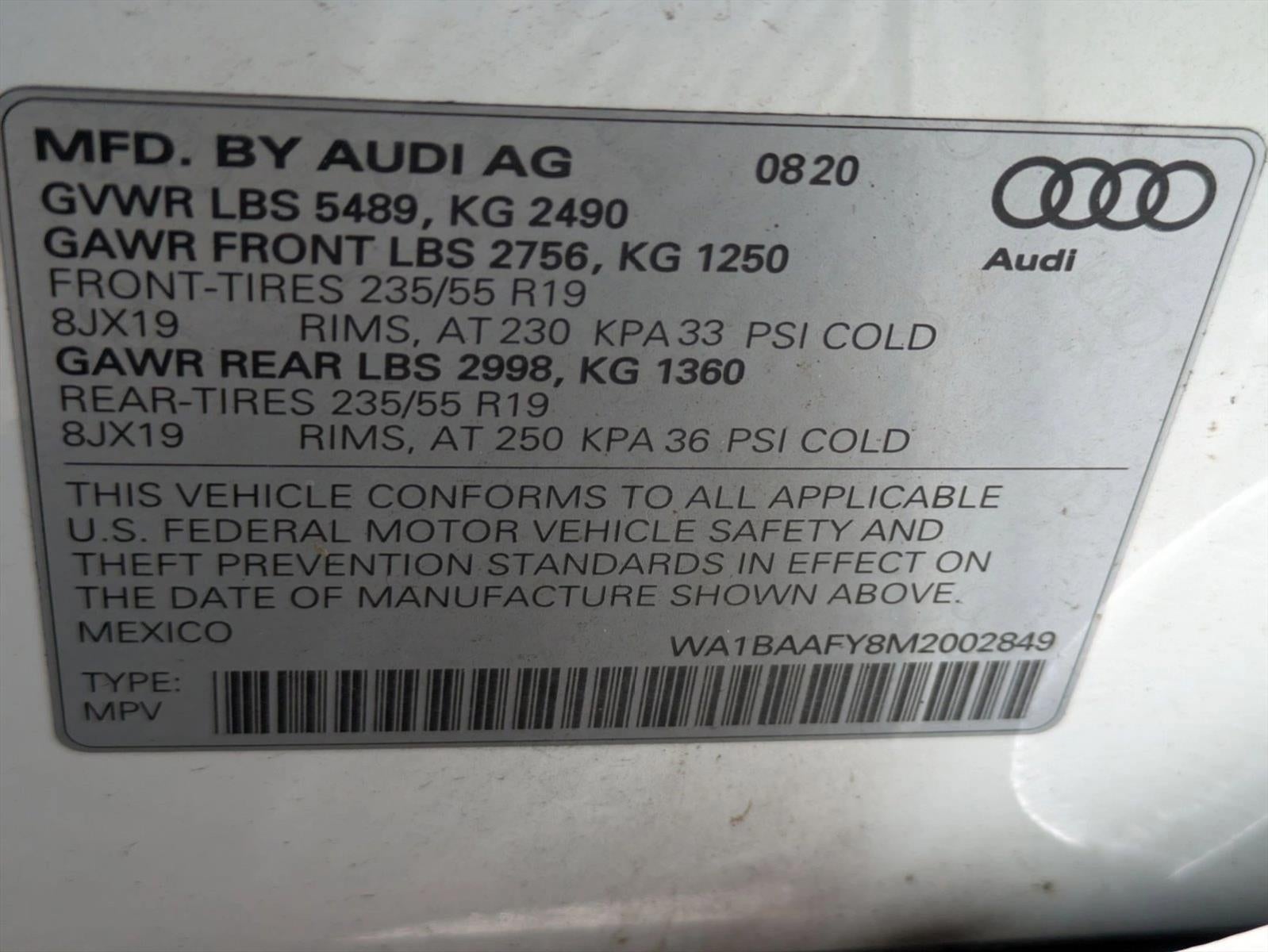 2021 Audi Q5 Premium Plus 45 TFSI quattro