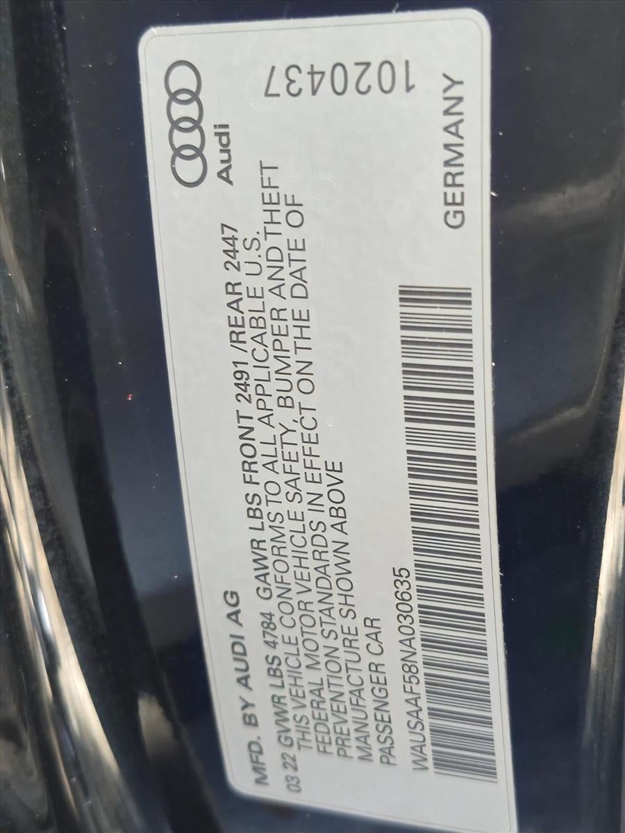 2022 Audi A5 Coupe S line Premium 45 TFSI quattro