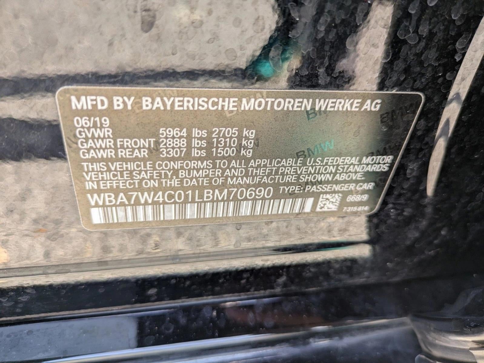 2020 BMW 745e xDrive iPerformance Plug-In Hybrid