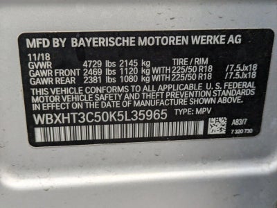 2019 BMW X1 xDrive28i Sports Activity Vehicle