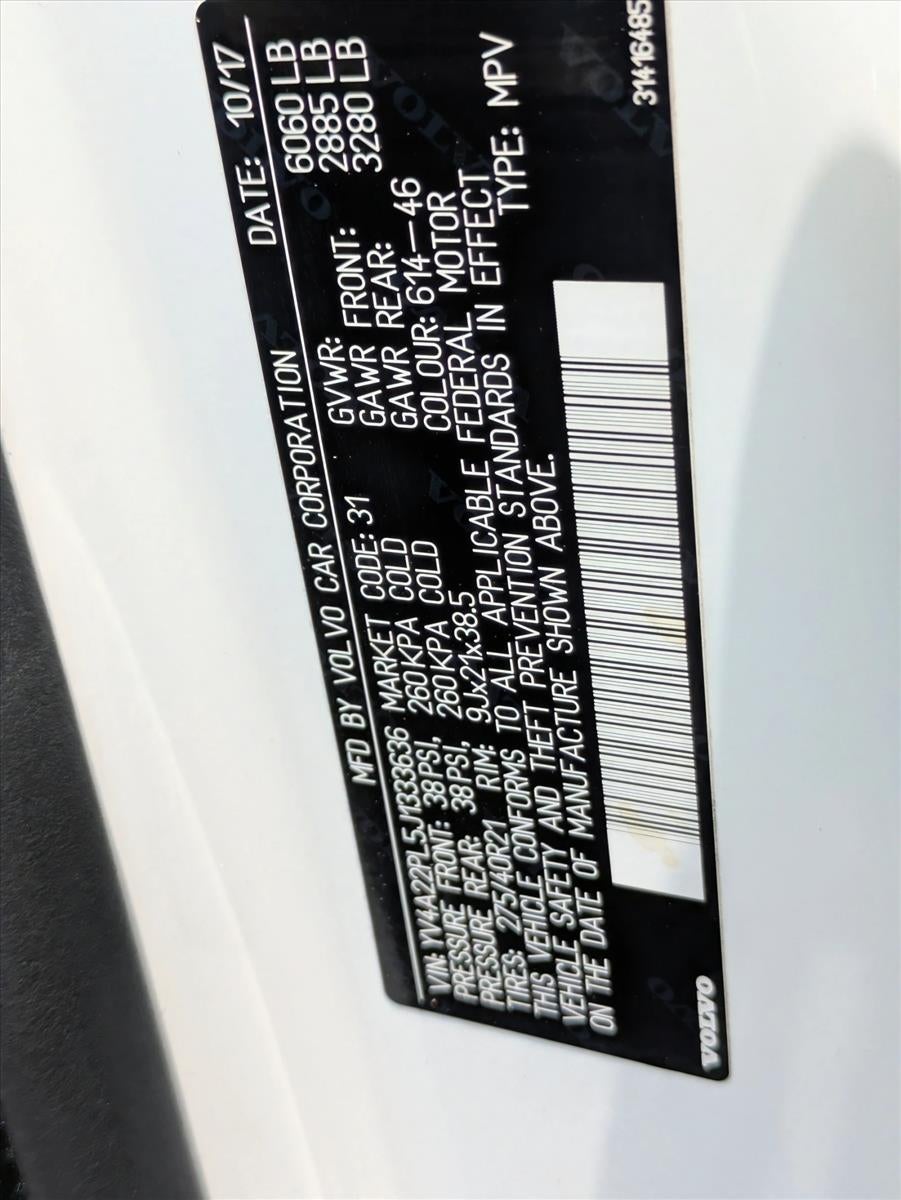 2018 Volvo XC90 T6 AWD 7-Passenger Inscription
