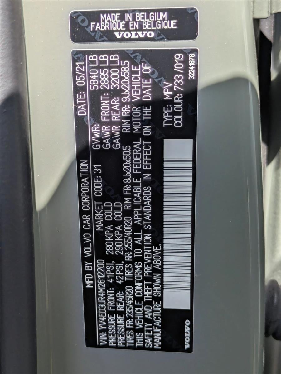 2021 Volvo XC40 Recharge P8 eAWD Pure Electric