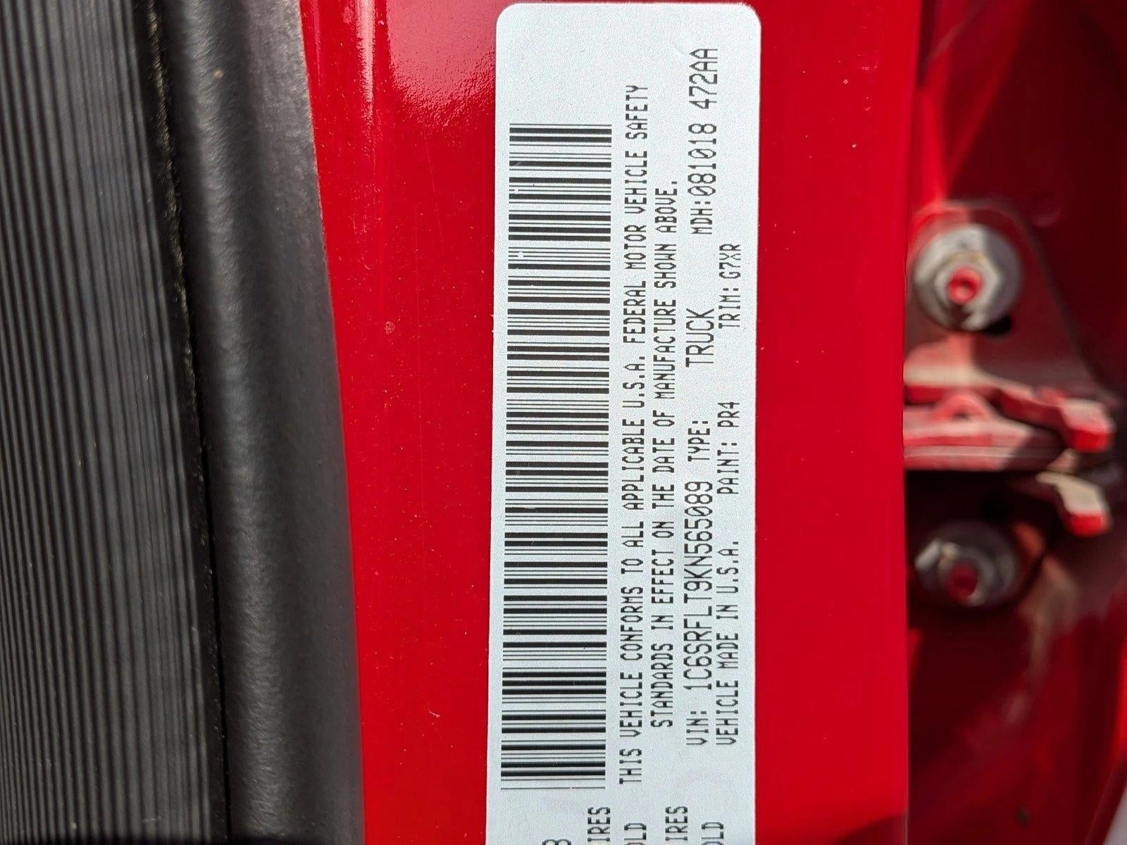 2019 RAM 1500 Rebel 4x4 Crew Cab 5'7" Box