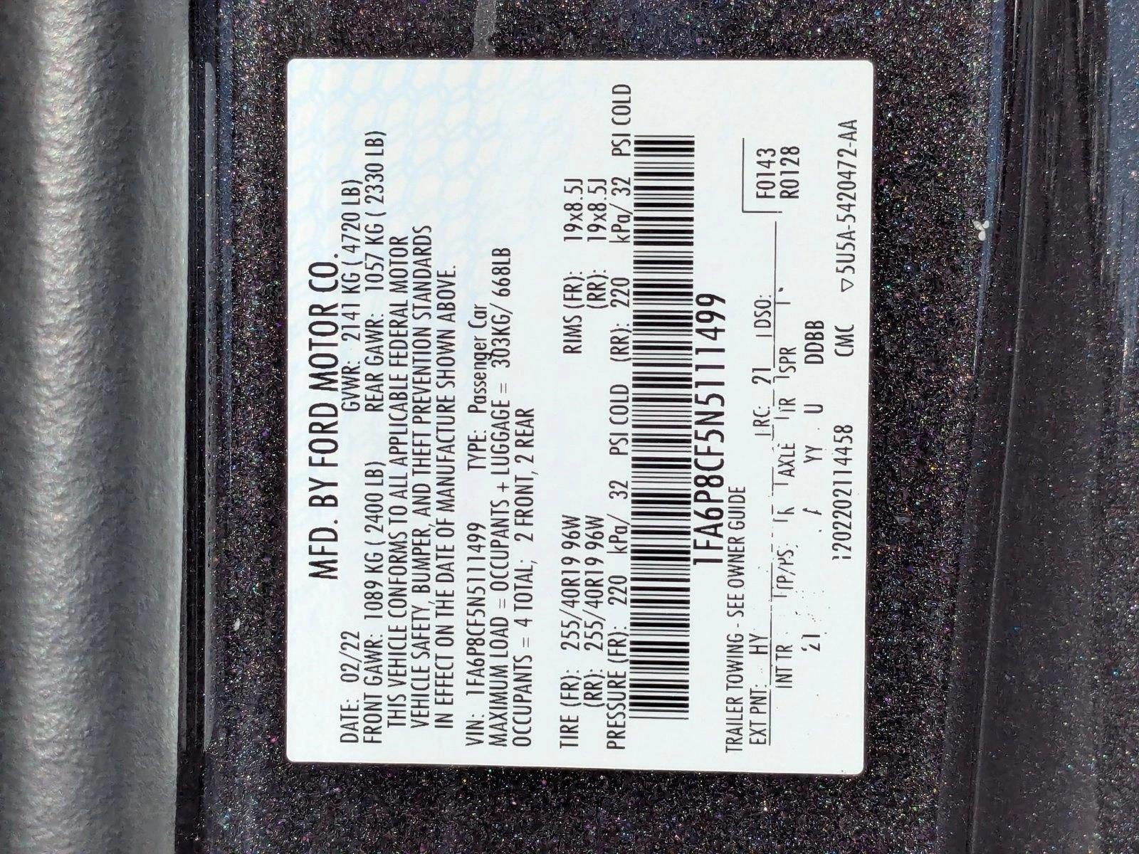 2022 Ford Mustang GT Fastback