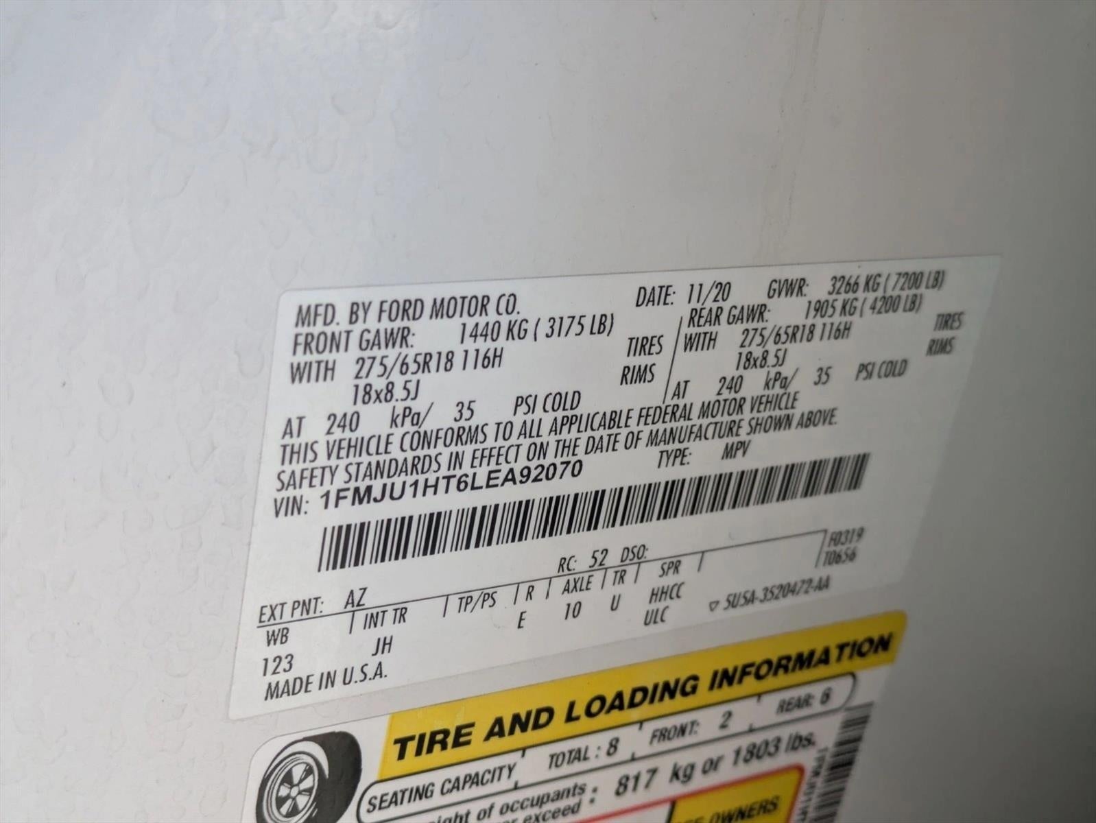 2020 Ford Expedition XLT 4x2