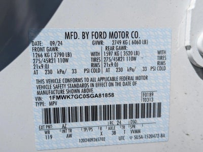 2025 Ford Explorer ST RWD